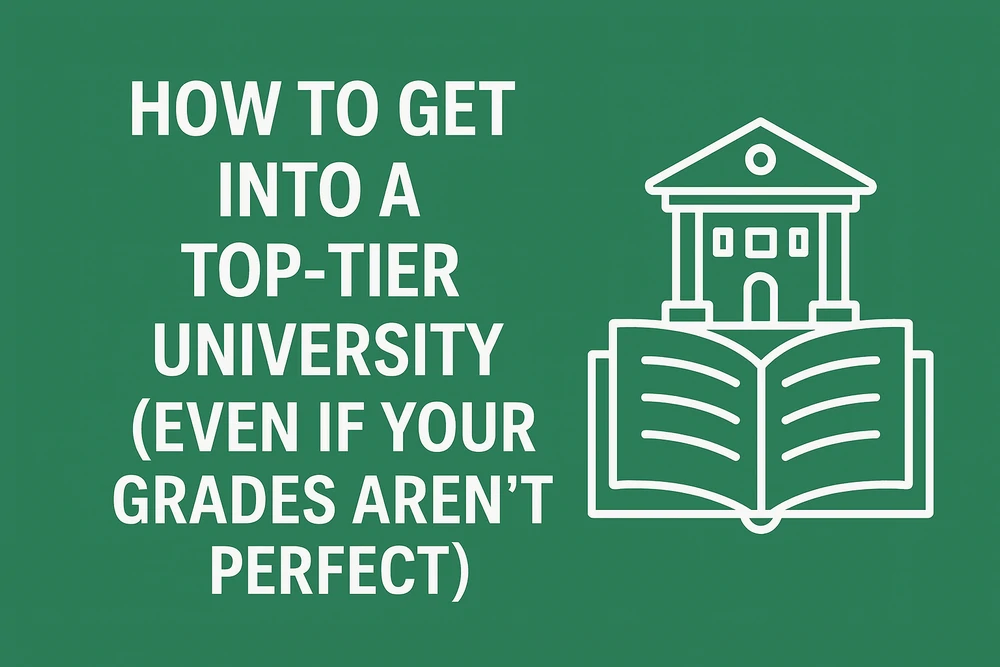How to Get Into a Top-Tier University (Even if Your Grades Aren't Perfect)